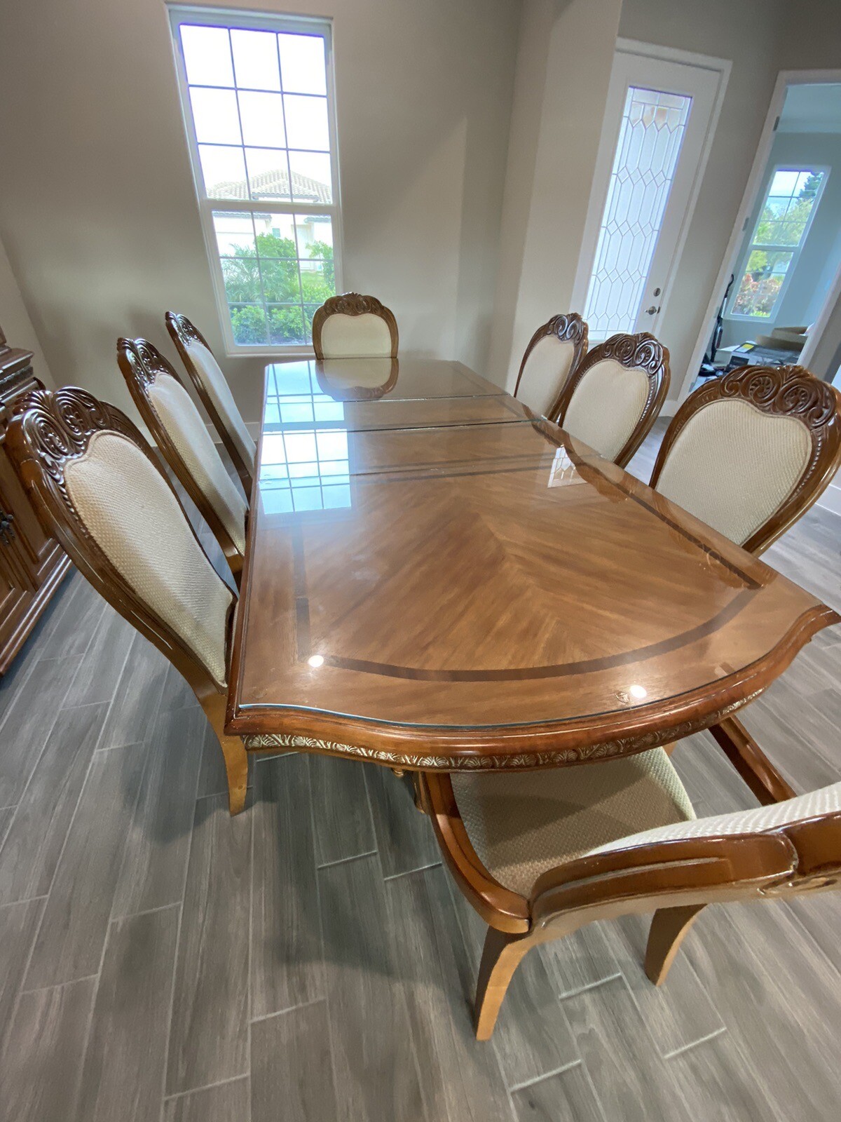 14 Piece Traditional Dining Room Set eBay