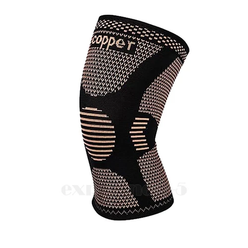 Elastic Knee Sleeve Support Brace for Joint Pain Injury Sprain Knee Cap Compress - Picture 43 of 66