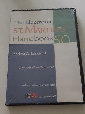 The Electronic St. Martin's Handbook 5.0: For Windows and Macintosh brand new!