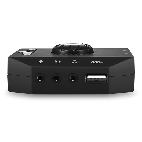 Professional Computer USB Sound Card 7.1 Channel Audio Adapter For PC Laptop - Afbeelding 14 van 14