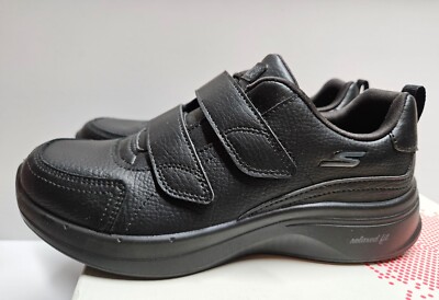 Skechers Women's Go Walk Steady Loyal sneaker shoes black size