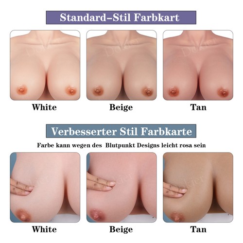 Crossdresser Silikonbrüste Brustprothese Falsche Brüste Silikonbusen B-H Cup - Afbeelding 12 van 13
