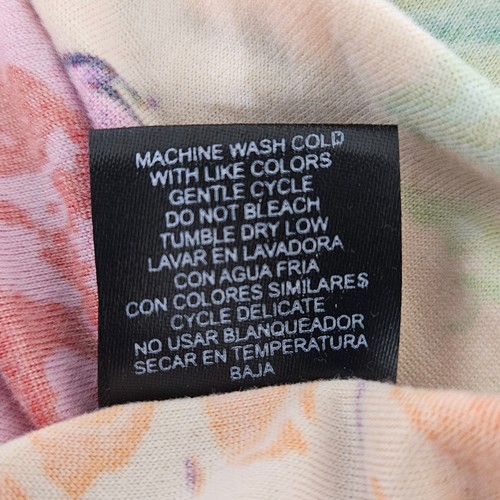 Love Size S Multi-Colored Tie Dyed Polyester Spandex Form Fitting Summer Short-S - Picture 7 of 22