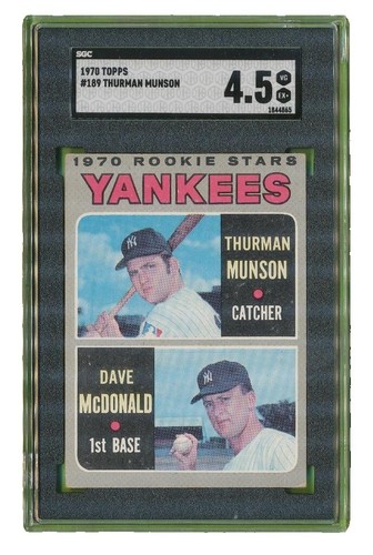 Affiche Vintage Thurman Munson Yankees 1977-78 - Originale, Taille 24x36 Pouces, état Très Bon