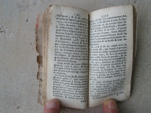 LALANDE : Etrennes historiques à l'usage de la BRESSE, 1755. Mandrin - Picture 4 of 11