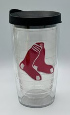 Boston Red Sox Tervis Tumbler 16 Oz Embroidered Patch Made In USA