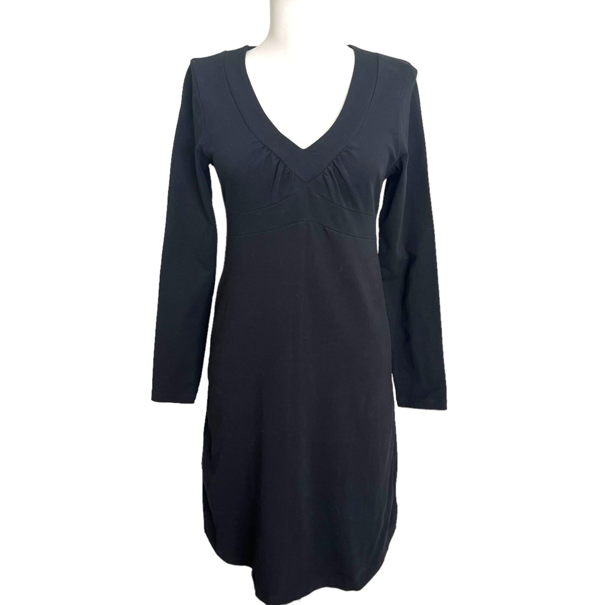 Athleta Senorita Black Long Sleeve Dress Size S Organic Stretch Casual Travel | eBay Athleta Senorita Black Long Sleeve Dress Size S Organic Stretch Casual Travel | eBay