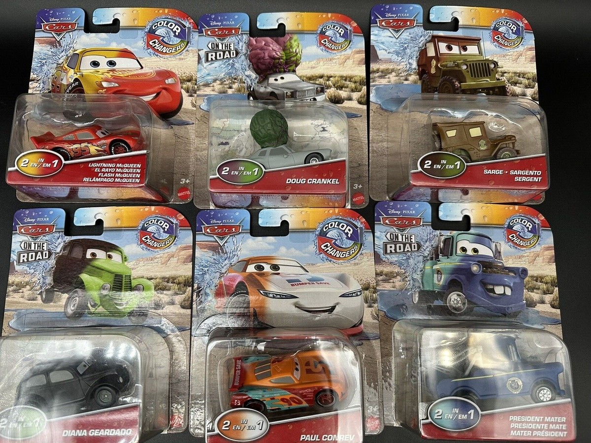 NEW Disney Pixar Cars COLOR CHANGE 1:55 2022 Cars on The Road