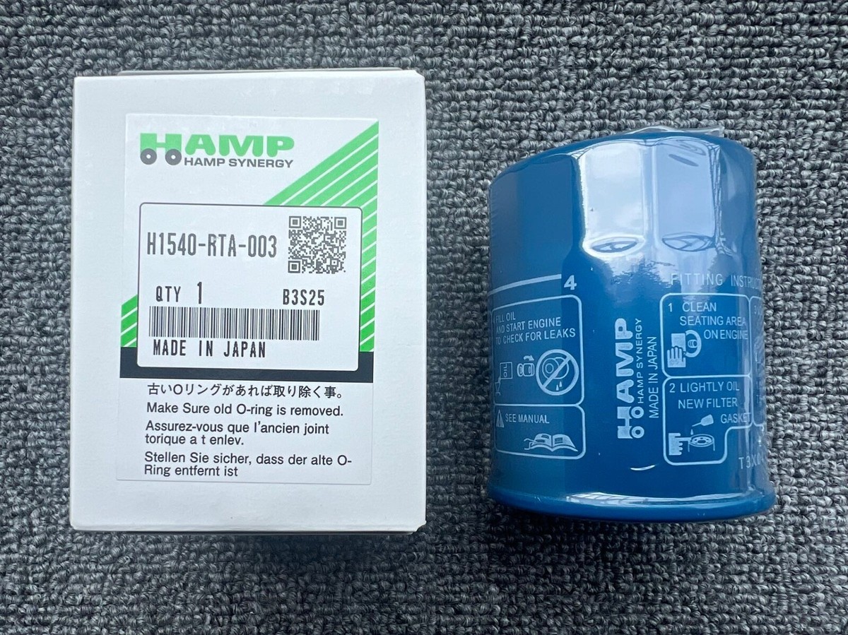 GENUINE JDM HONDA H1540-RTA-003 HAMP OIL FILTER MADE IN JAPAN | eBay