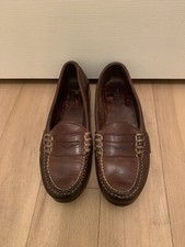 Vintage Ralph Lauren Leather Penny Loafers Sz. 7 1/2 B Brown Made In USA