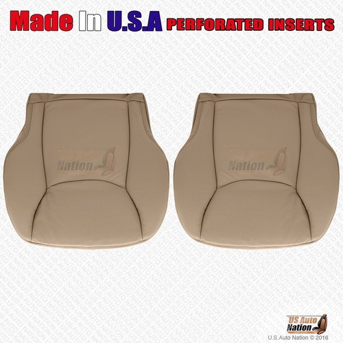 2000 - 2006 Mercedes Benz S430 S500 S600 Front Bottoms-Tops Perf Vinyl Cover TAN - Picture 4 of 5