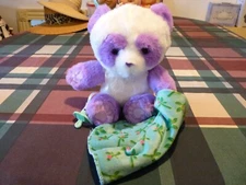 Little Live Pets Panda with Blanket & Pacifier Interactive 10" Plush Tested M4