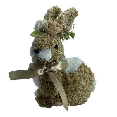 Jo-Ann Bloom Room Spring Floral Critter Bunny Rabbit Figurine Decor NWT NEW