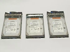 3 IBM HUS153030VLS300 PN 0B22156 300GB 15K RPM SAS 3.5 Hard Drive HDD W/CADDIES