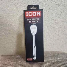 ICON 56194 3/8" DRIVE PROFESSIONAL LOW PROFILE 90 TOOTH RATCHET-BRAND NEW SEALED