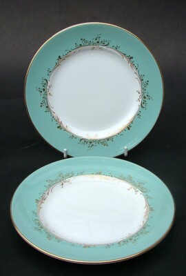 ZWEI Royal Doulton 1970er Melrose H4955 Muster seitliche Brotteller 16,5 cm in sehr gutem Zustand