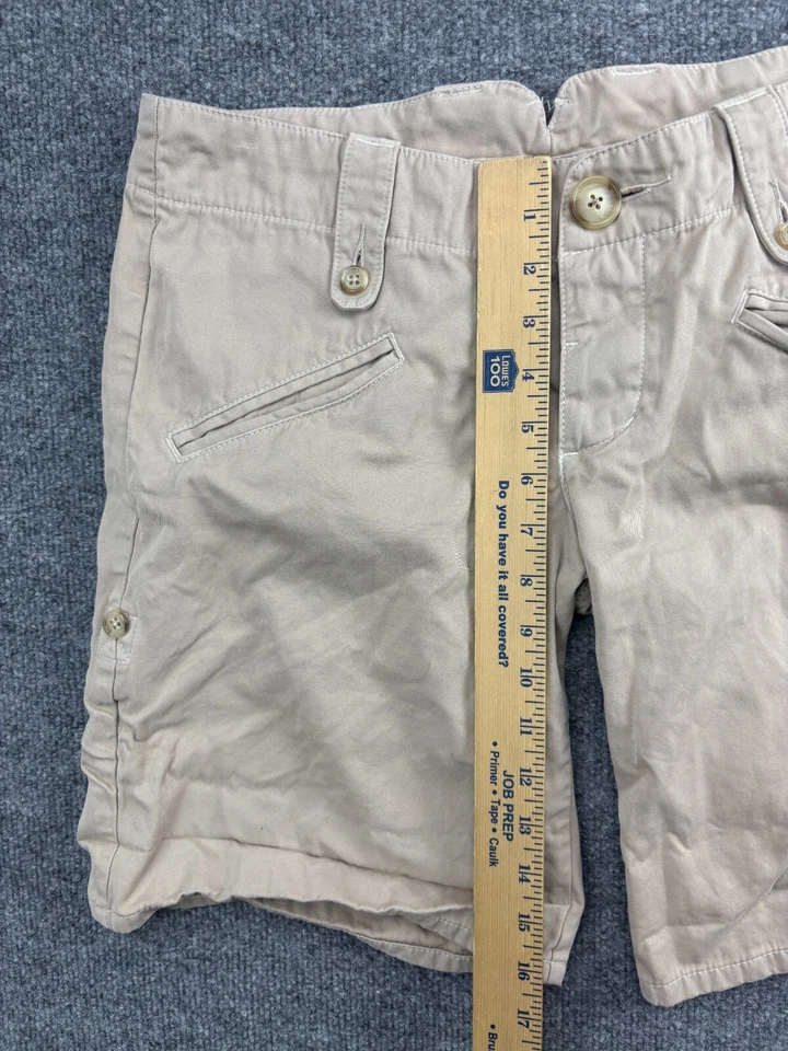 Pantalones Cortos James Perse LA Para Mujer 28 Bolsillos Chinos Tostados Algodón Foto 4 de 4