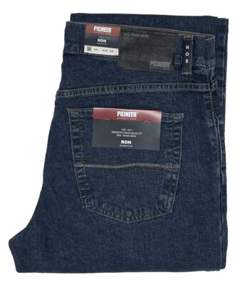 Pioneer Jeans RON 11441 Stretch Hose blau schwarz blue-black dunkelblau 1.Wahl