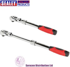 SEALEY 1/2" DRIVE FLEXI-HEAD EXTENDABLE RATCHET - AK6682