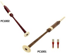 Scottish Bagpipe Wood Practice Chanter With 2 Reeds - - 2 COLOURS