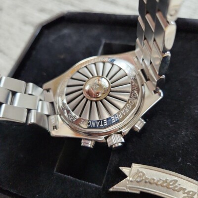 Breitling B-1 Ana-Digi A68062 Quartz Stainless Steel Blue 42mm