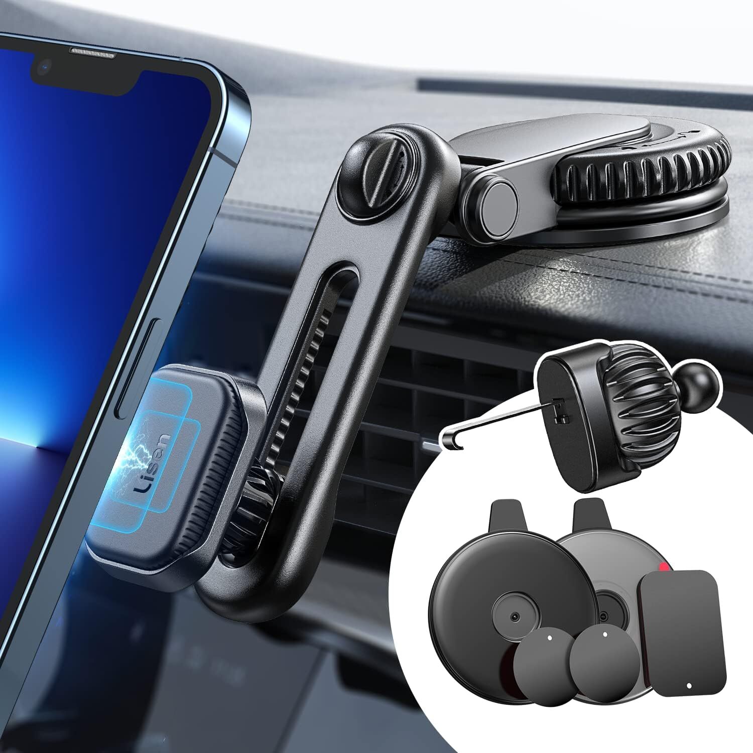 Magnetic Phone Holder for Car Universal Phone Mount for Car Dashboard