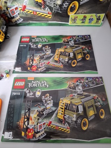 Lego 79115 Teenage Mutant Ninja Turtles Set Van Takedown Complete Box & Figures - Picture 13 of 21