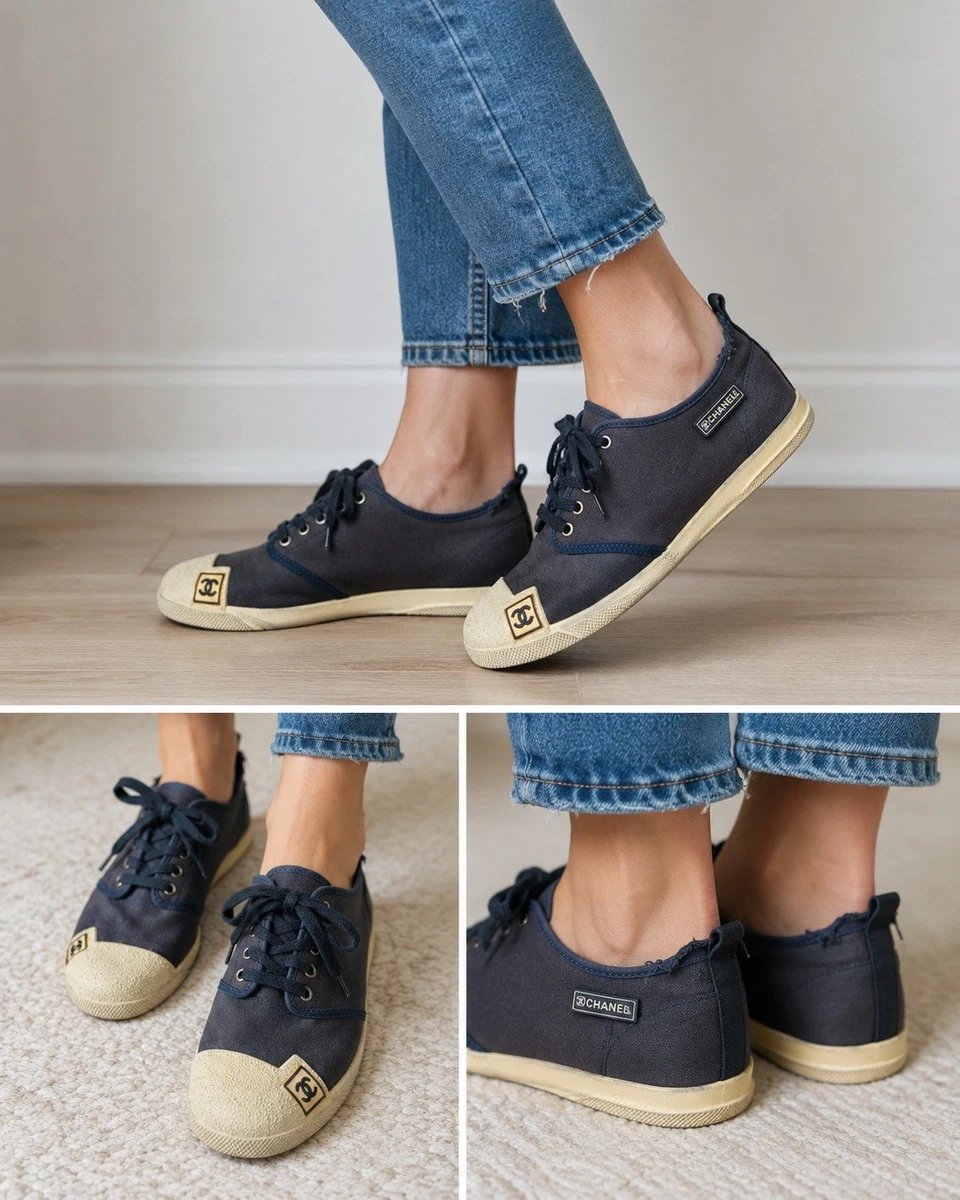 CHANEL Blue Athletic Shoes for Women for sale | eBay