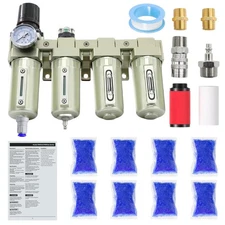 1/2" NPT Industrial Grade 4 Stage Air-Dryer-for-Compressor, Air-Compressor-Water