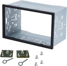 Universal Double DIN Car Stereo Cage Metal Frame Radio Fitting Kit