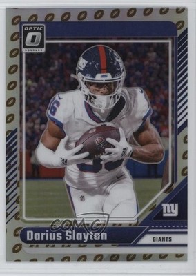 2024 Panini Donruss Optic Football Emoji Prizm 10/16 Darius Slayton #148 2oh