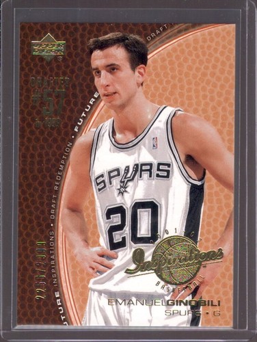 Emanuel Ginobili #143 2001 Upper Deck Inspirations card
