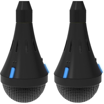 930-6200-206-B-D  Ceiling Mic Array Dante 2 Arrays (6 Channels), Black
