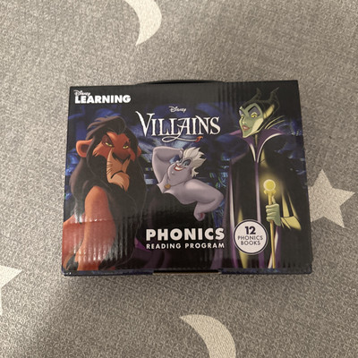 Disney Learning Disney VILLAINS Scholastic Phonics Reading Program 1st Edition