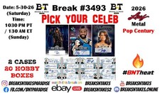 KELSEY GRAMMER 2026 Leaf Pop Century Hobby 2 CASE 20 BOX Break #3493