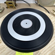Vintage Lenco L85 Turntable Parts - Platter And Mat - Needs Some Restoration