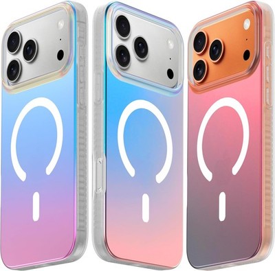 Hue for iPhone 17 Pro Case   Dynamic PrismGlow Color-Shift Iridescent Phone Cove
