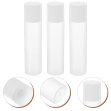 3 Pcs Body Lotion Tube Refillable Cosmetic Jar Travel Size Bottles Cosmetics