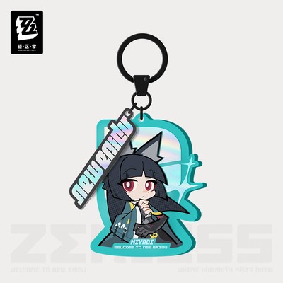 ZZZ miHoYo Zenless Zone Zero Hoshimi Miyabi Keychain Cute Keyring