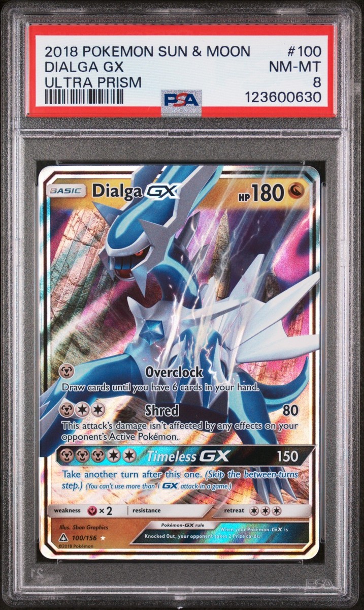 dialga gx pokemon card Pokemon Card - S&M: Ultra Prism 146/156 - DIALGA GX (full art