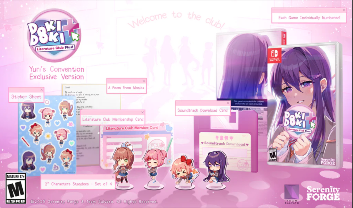 Doki Doki Literature Club Plus! Yuri PAX Convention Exclusive