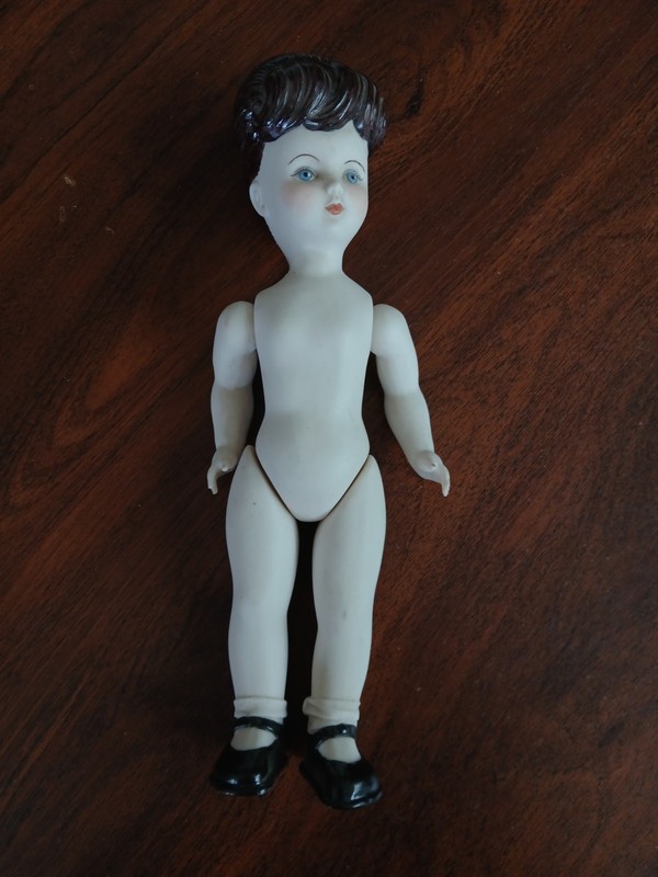 Antique German all-bisque doll  Moving Joints Aprox 11"