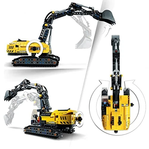 LEGO Technic Heavy Duty Excavator 42121 Toy 569pcs Bricks Construction Vehicle - Image 3 of 4