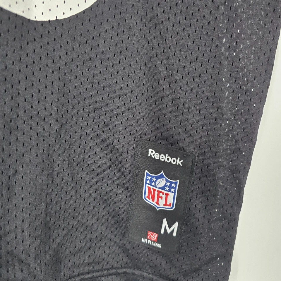 Camiseta deportiva de fútbol americano de la NFL mediana de los Pittsburgh Steelers para hombre Polamalu 43 Reebok Foto 2 de 4