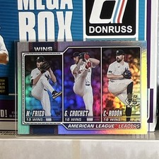 Topps Series 1 League Leaders Rodón Crochet Fried Refractor #130 MLB  Card 2026