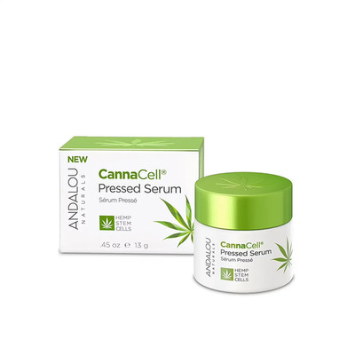 Andalou Naturals CannaCell Pressed Serum 0.45oz Face Serum Skincare Travel