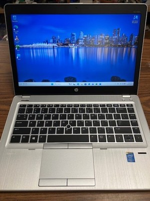   HP EliteBook Folio 9480m 14'' Laptop i7 8GB SSD Win 11 Pro Office 2021 Backlit
