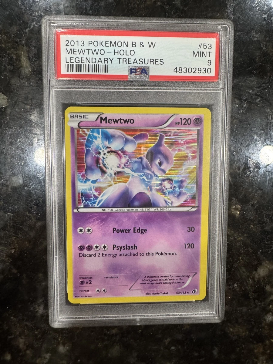 Mewtwo Pokémon TCG Professional Sports Authenticator (PSA) Grade 9