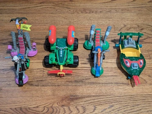 TMNT Vintage Vehicle Lot Teenage Mutant Ninja Turtles