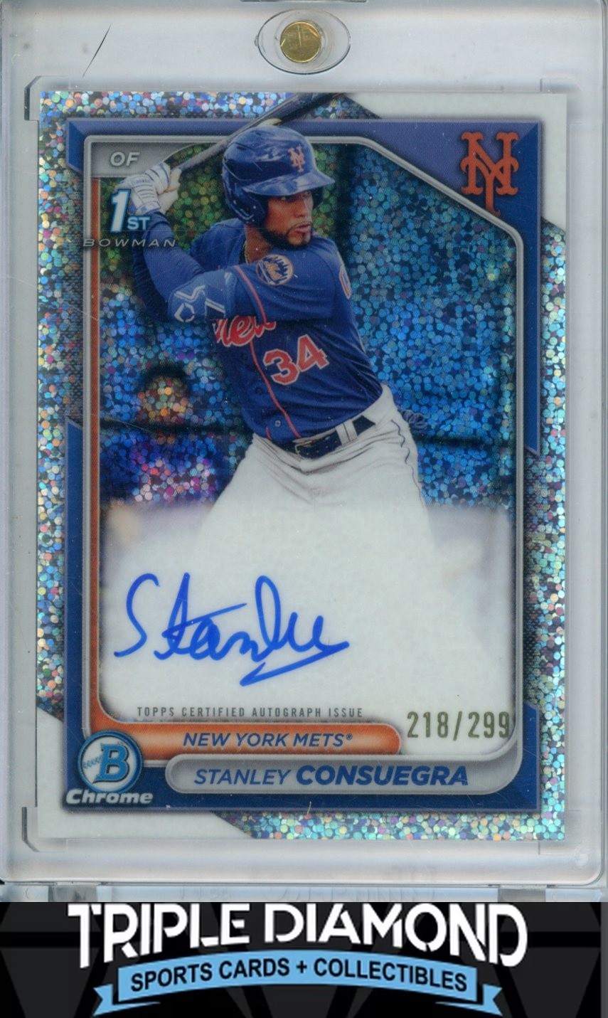 2024 Bowman Chrome 1st Stanley Consuegra Prospect Auto Speckle #218/299 M253